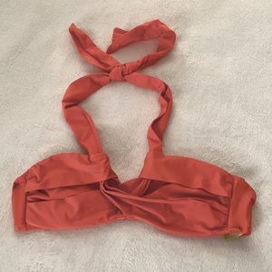 Gianni Bini Coral Bikini Halter Top